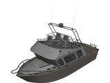 Fishing Boat 3D Model preview