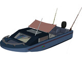Fishing Boat 3D Model preview