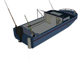 Fishing Boat 3D Model