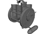 Fishing Reel Pen Senator 6/0 3D Model preview