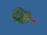 Fishing Reel Pen Senator 6/0 3D Model