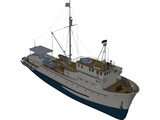 Fishing Ship 3D Model