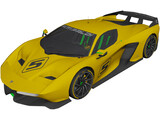 Fittipaldi EF7 Vision GT (2017) 3D Model preview