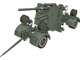 Flak 88 3D Model preview