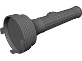 Flashlight 3D Model preview