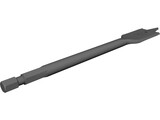 Flat Bit Drill 3D Model preview