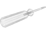 Flathead Screw Driver 3D Model