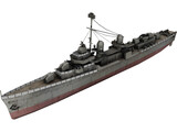 Fletcher Class Destroyer 3D Model preview
