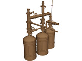 Fluid Transfer System 3D Model preview