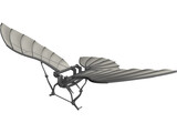 Fly Machine Leonardo Da Vincy 3D Model preview