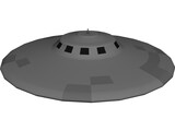 Flying Saucer 3D Model preview