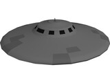 Flying Saucer 3D Model