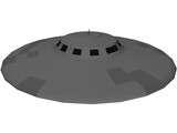 Flying Saucer 3D Model