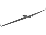 Flying Wing Glider 3D Model