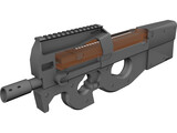FN P90 3D Model preview
