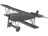 Fokker R7 3D Model preview