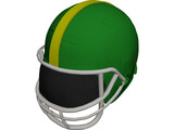 Football Helmet 3D Model preview