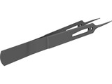 Forceps for Eye Surgery 3D Model preview