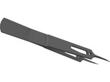 Forceps for Eye Surgery 3D Model
