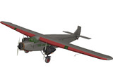 Ford A5 Trimotor 3D Model preview