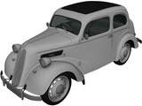 Ford Anglia E494A 2-door Saloon (1949) 3D Model preview