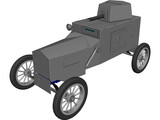 Ford Armored Car 3D Model preview