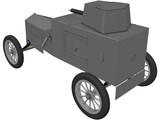 Ford Armored Car 3D Model