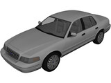 Ford Crown Victoria (2005) 3D Model preview