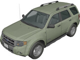 Ford Escape Hybrid 3D Model preview