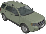 Ford Escape Hybrid 3D Model