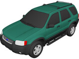Ford Escape XLT (2001) 3D Model preview