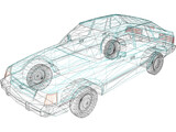 Ford Escort (1988) 3D Model