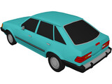 Ford Escort (1988) 3D Model