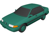 Ford Escort (1994) 3D Model preview