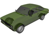 Ford Escort MK2 3D Model
