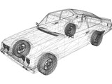 Ford Escort MK2 3D Model