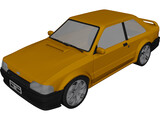 Ford Escort MK4 3D Model preview