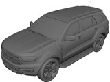 Ford Everest (2017) 3D Model preview