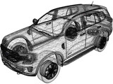 Ford Everest Sport (2023) 3D Model