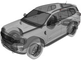 Ford Everest Sport (2023) 3D Model