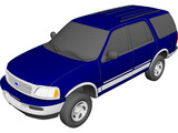 Ford Expedition XLT (1997) 3D Model preview