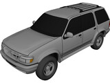 Ford Explorer (1996) 3D Model preview