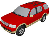 Ford Explorer (2001) 3D Model preview