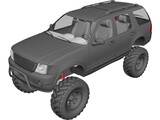 Ford Explorer [Lifted] (2002) 3D Model preview