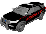 Ford Explorer Police (2020) 3D Model preview