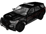 Ford Explorer Police (2020) 3D Model