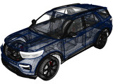 Ford Explorer ST (2020) 3D Model