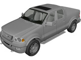 Ford F-150 Crew Cab (2006) 3D Model preview