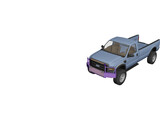 Ford F-250 Pickup 3D Model preview
