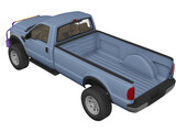 Ford F-250 Pickup 3D Model
